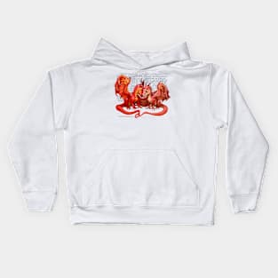 Together with Text Kids Hoodie